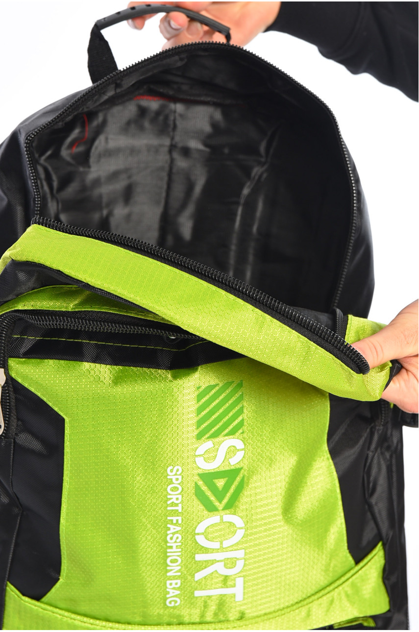 Рюкзак чоловічий текстильний зеленого кольору 0488 195765 Рюкзак чоловічий текстильний зеленого кольору 0488 195765