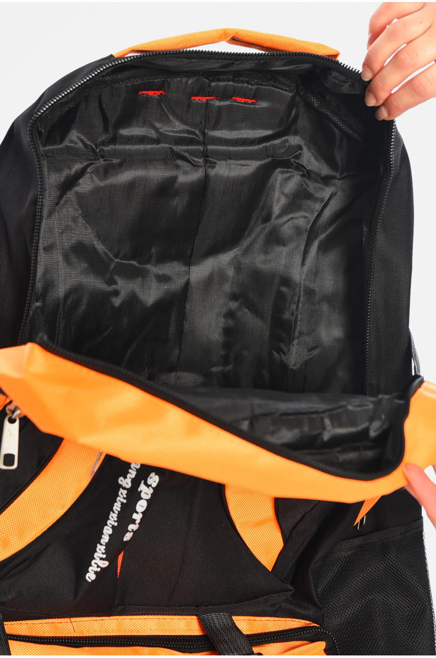 Рюкзак чоловічий текстильний помаранчевого кольору 5298 195767
