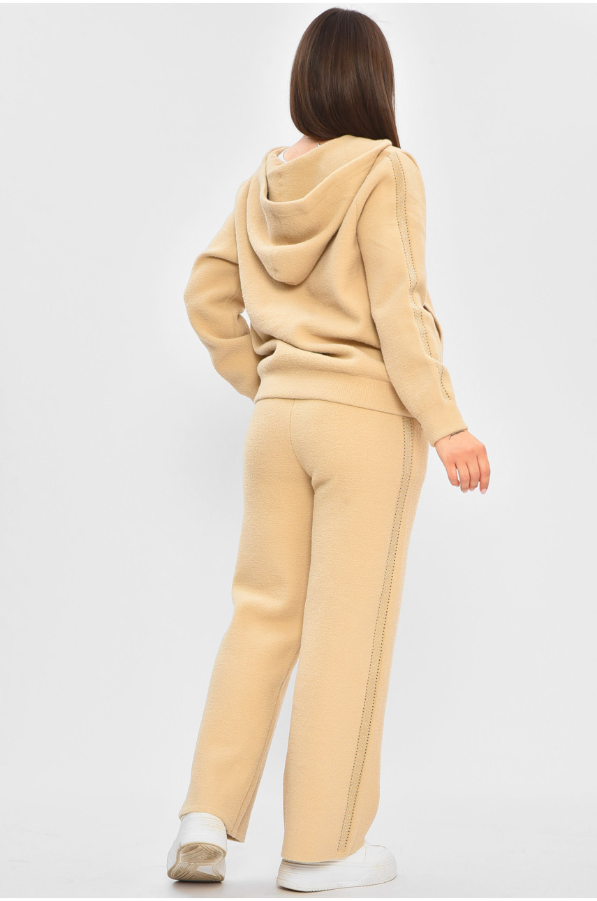 Костюм альпака женский бежевого цвета 30739 195803 Костюм альпака женский бежевого цвета 30739 195803