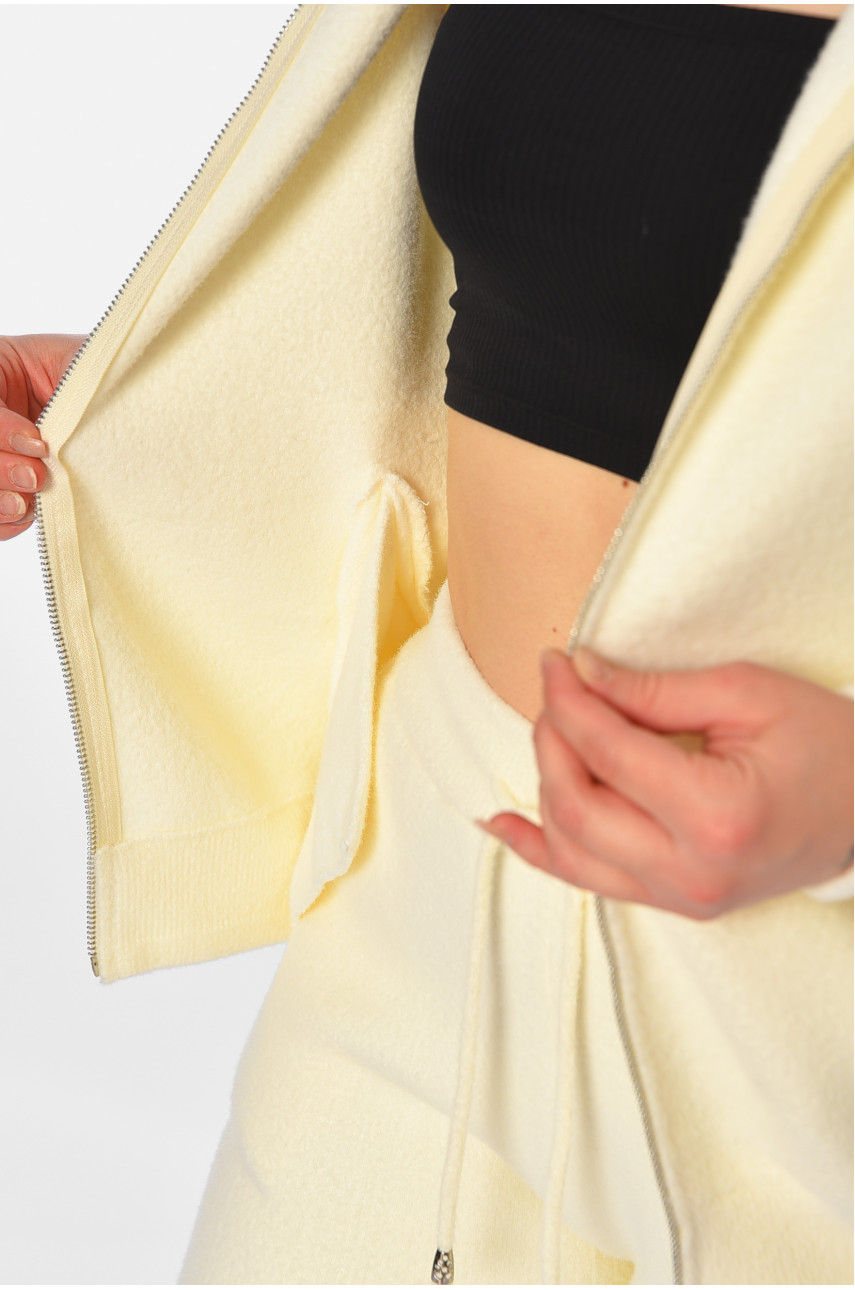 Костюм альпака женский молочного цвета 30739 195805 Костюм альпака женский молочного цвета 30739 195805