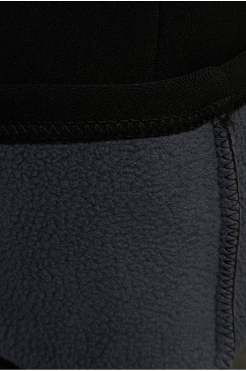 Спортивні штани жіночі на флісі чорного кольору 2063 195884