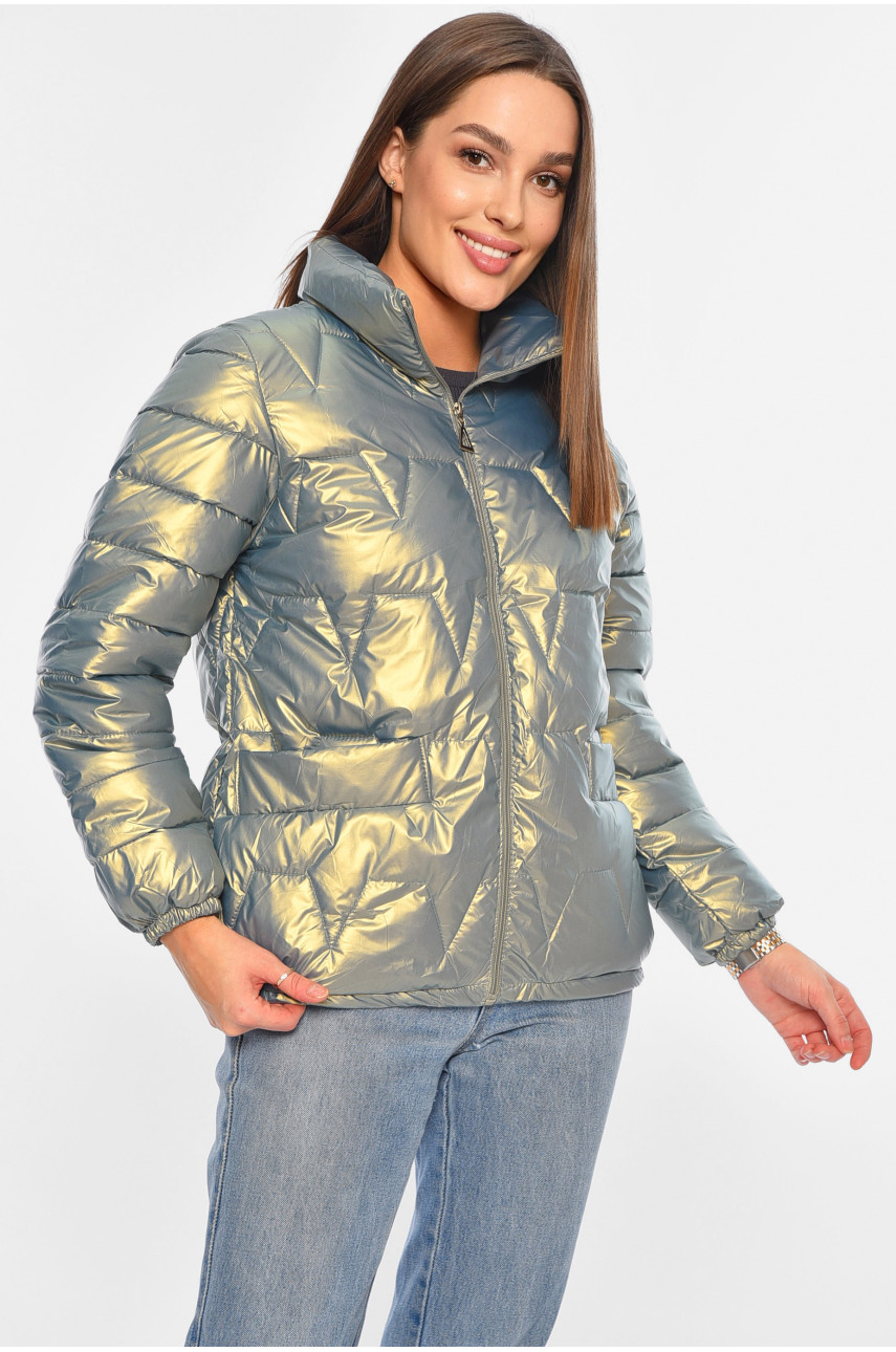 Куртка жіноча демісезонна м'ятного кольору 06950 196014