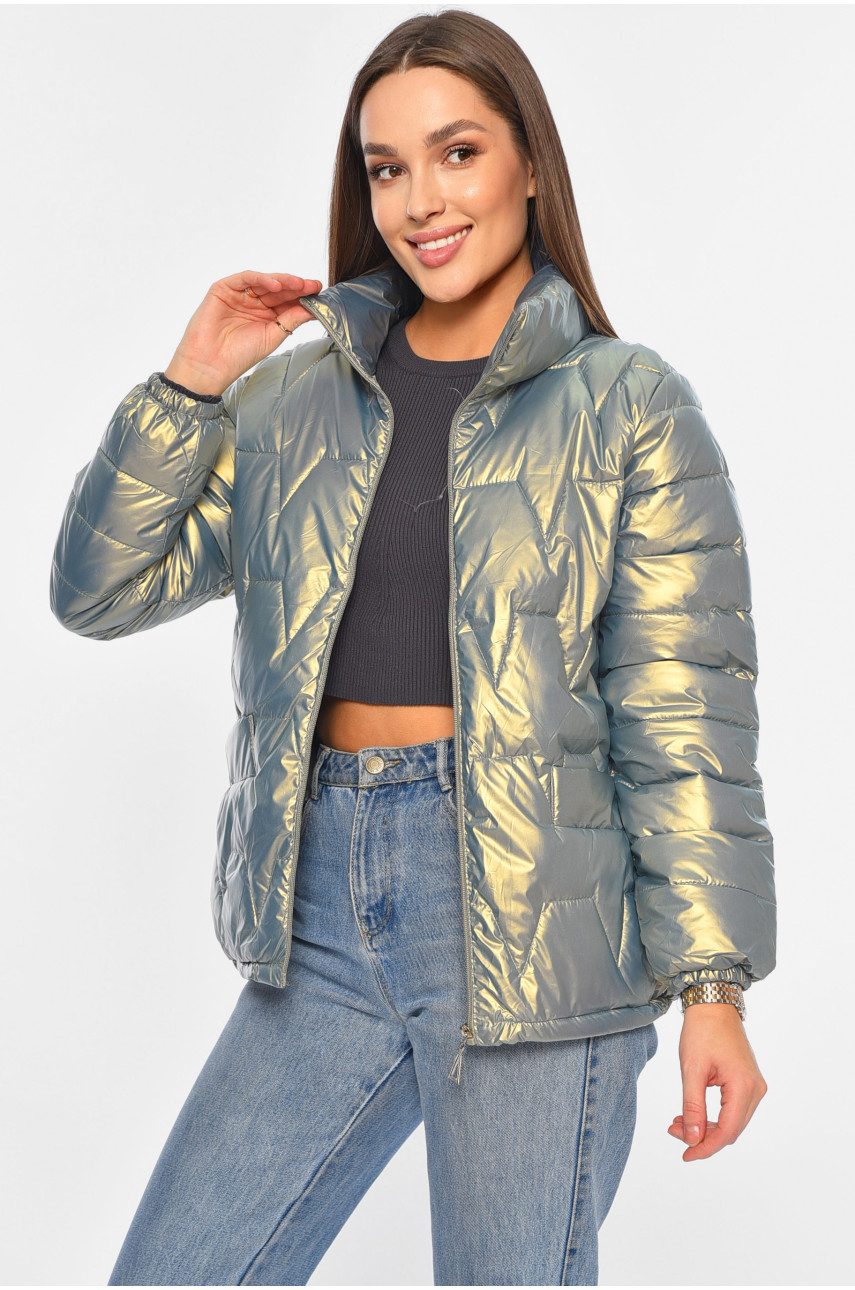 Куртка жіноча демісезонна м'ятного кольору 06950 196014