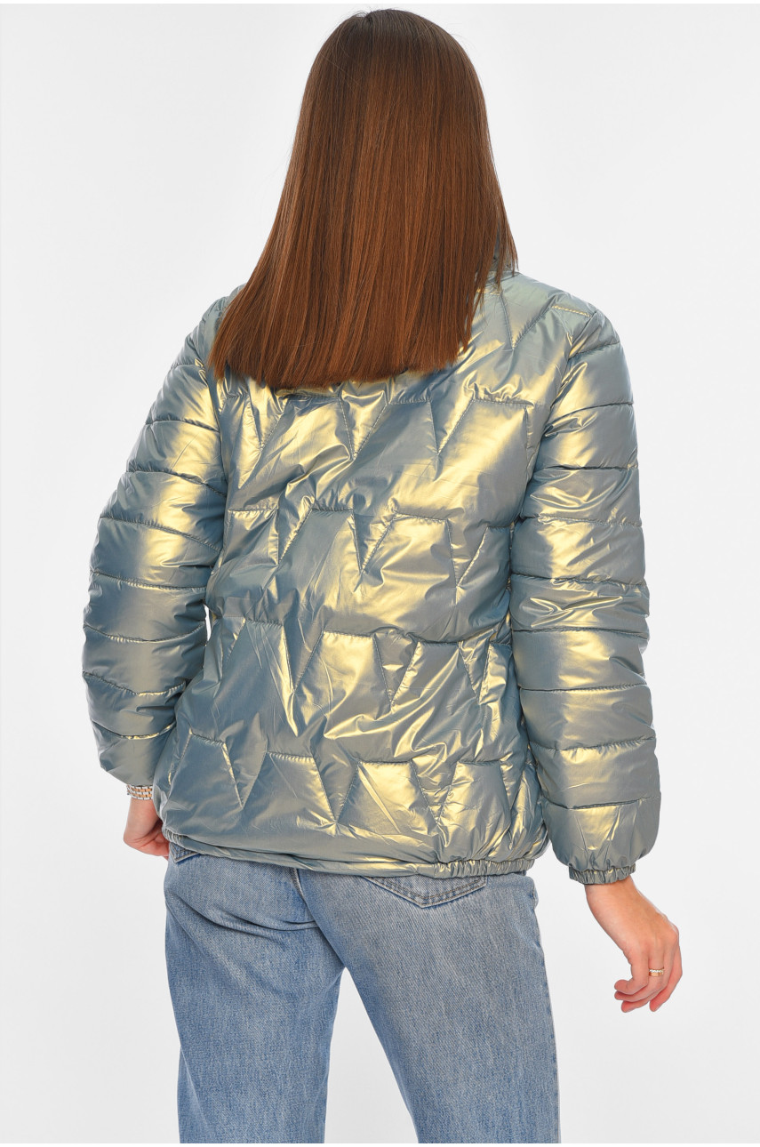 Куртка жіноча демісезонна м'ятного кольору 06950 196014