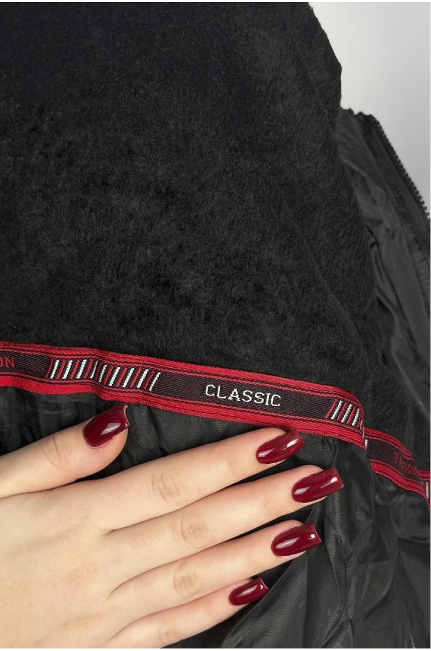 Куртка підліткова для хлопчика  зимова чорного кольору 8016 196026