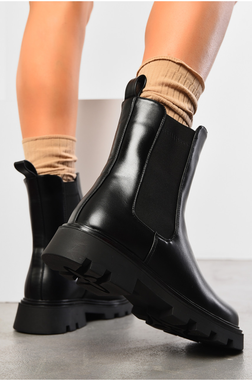 Черевики жіночі зимові чорного кольору 3134-1 196048 Черевики жіночі зимові чорного кольору 3134-1 196048
