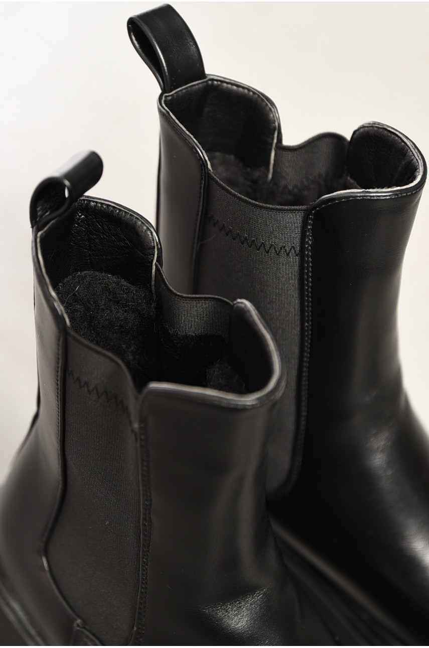 Черевики жіночі зимові чорного кольору 3134-1 196048 Черевики жіночі зимові чорного кольору 3134-1 196048