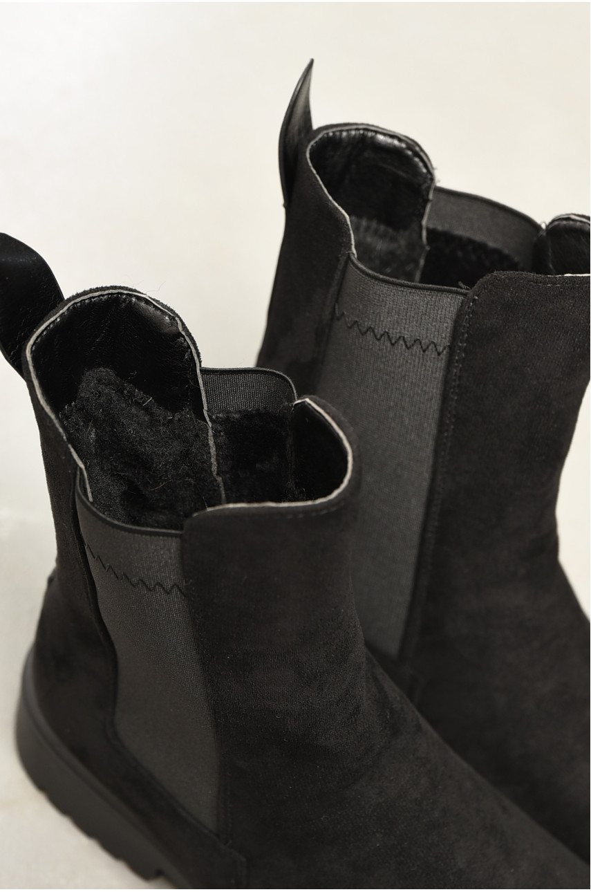 Ботинки женские зимние черного цвета 3143-3 196072