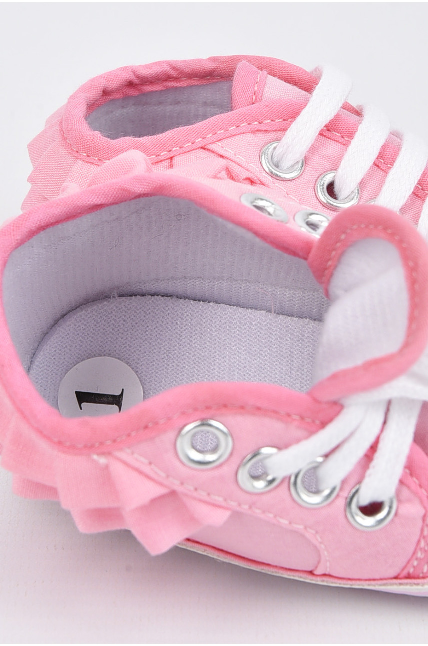 Пінетки дитячі для дівчинки рожевого кольору 196077