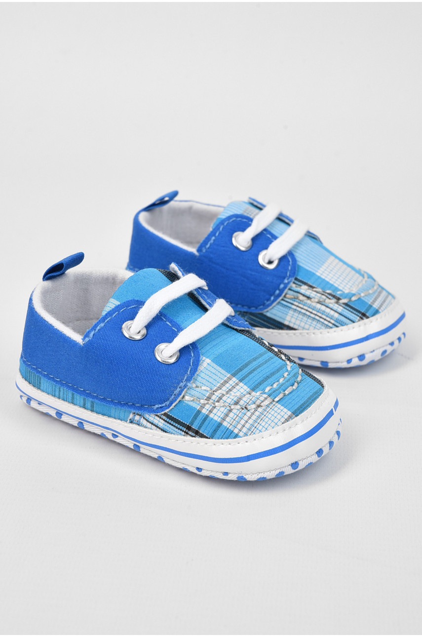 Пінетки дитячі для хлопчика блакитного кольору 196121 Пінетки дитячі для хлопчика блакитного кольору 196121