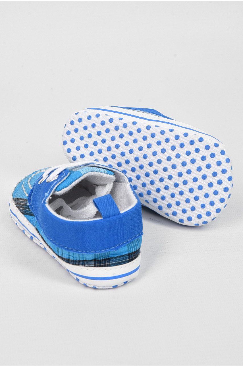 Пінетки дитячі для хлопчика блакитного кольору 196121 Пінетки дитячі для хлопчика блакитного кольору 196121