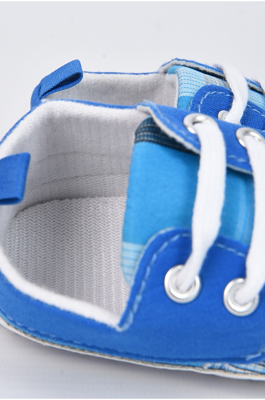 Пінетки дитячі для хлопчика блакитного кольору 196121 Пінетки дитячі для хлопчика блакитного кольору 196121