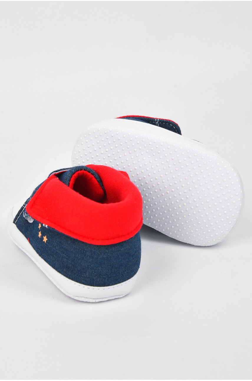 Пінетки дитячі для хлопчика синього кольору 196148