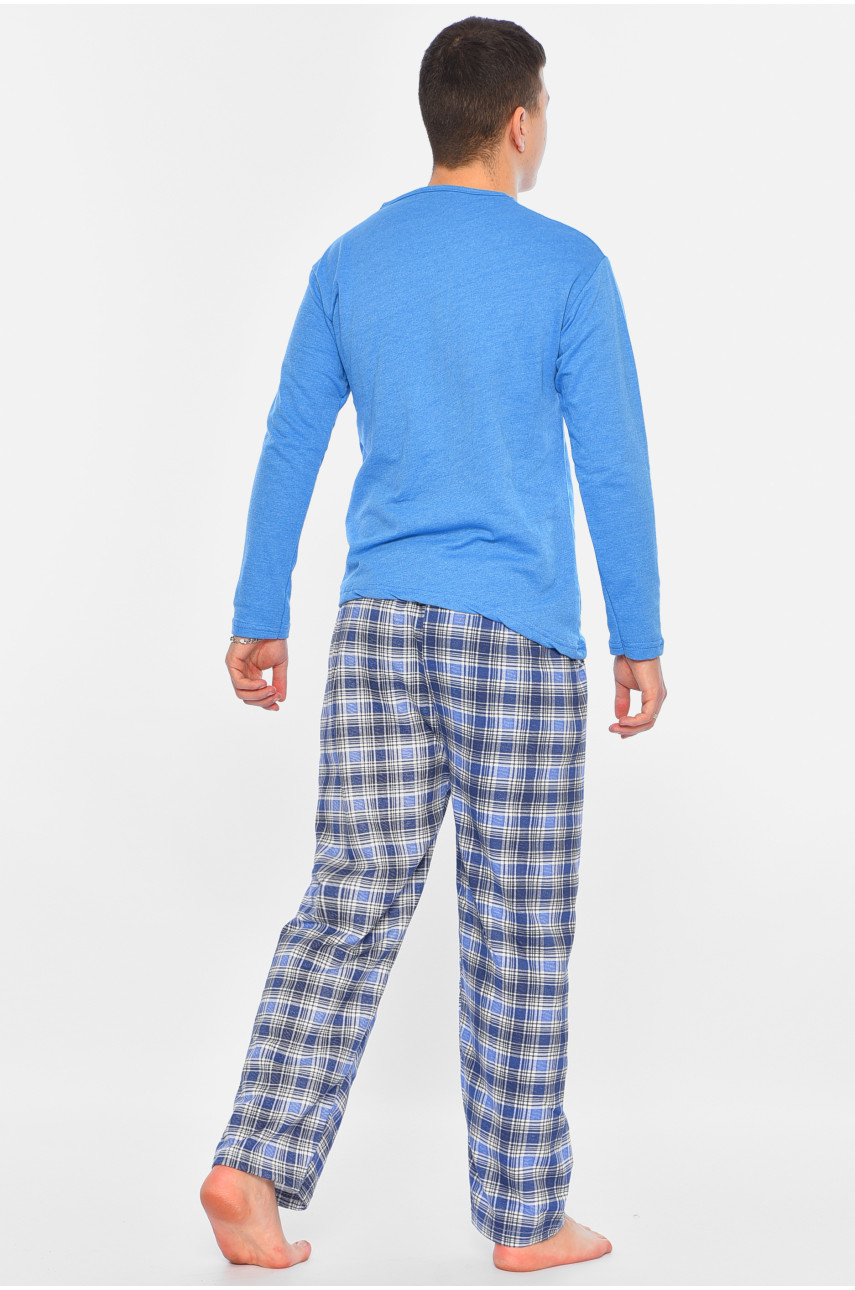 Пижама мужская утеплённая синего цвета 15487 196166 Пижама мужская утеплённая синего цвета 15487 196166