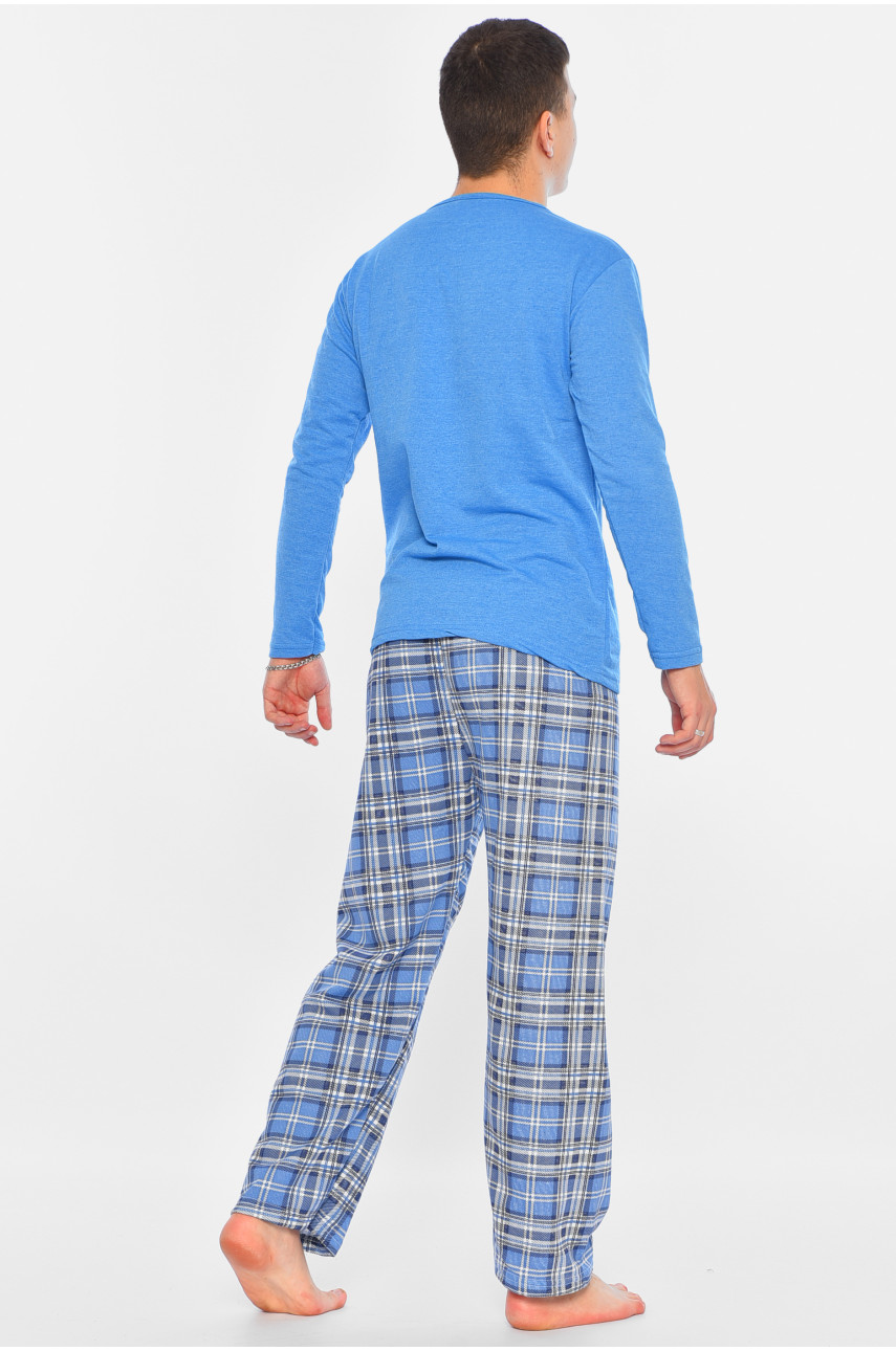 Пижама мужская утеплённая синего цвета 15492 196171