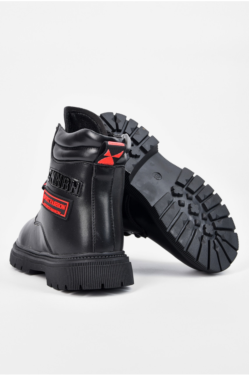 Ботинки детские для девочки зимние чорного цвета Y7223-2 196174 Ботинки детские для девочки зимние чорного цвета Y7223-2 196174