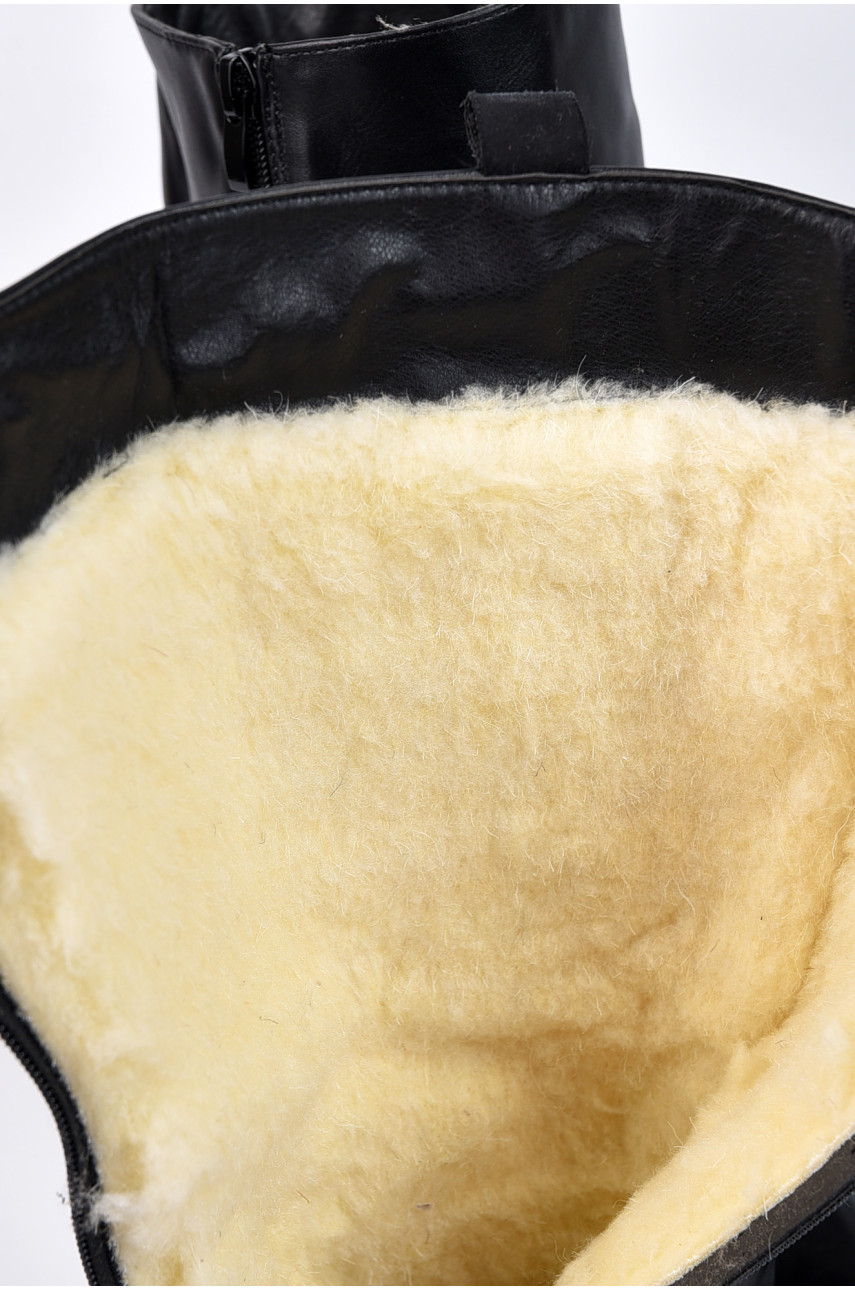 Сапоги зимние детские девочка черного цвета F306-1 196181 Сапоги зимние детские девочка черного цвета F306-1 196181