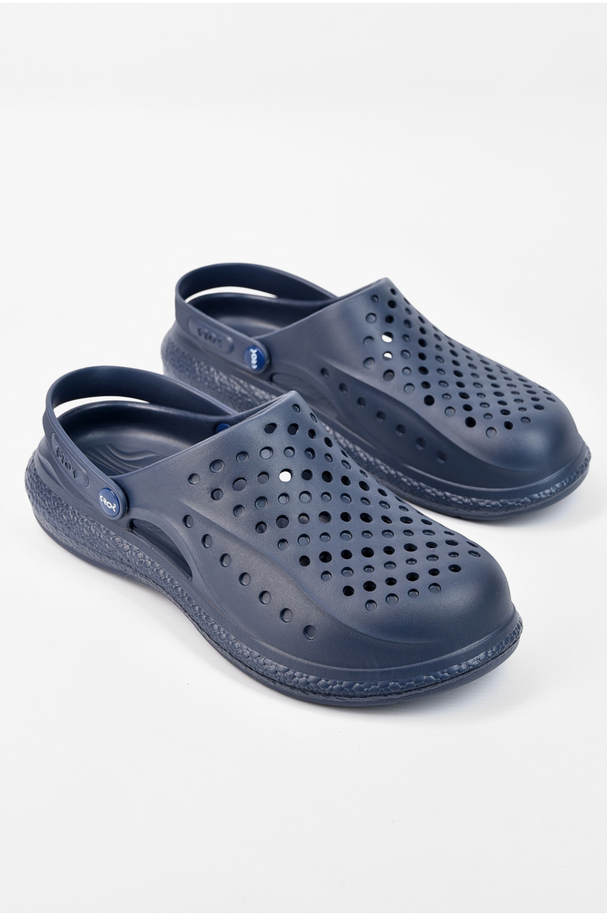 Кроксы мужские темно-синего цвета с-99 196191