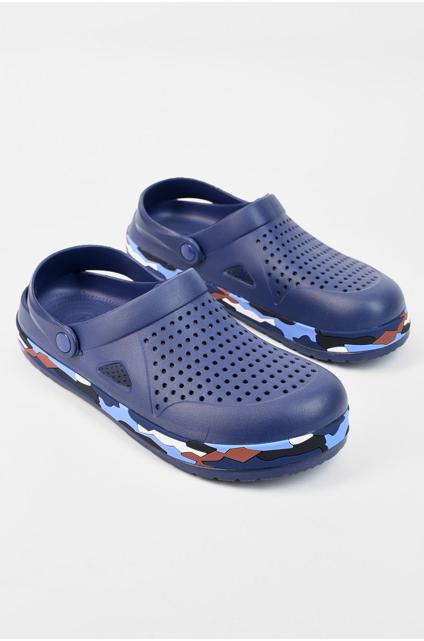 Кроксы мужские темно-синего цвета 521 196199