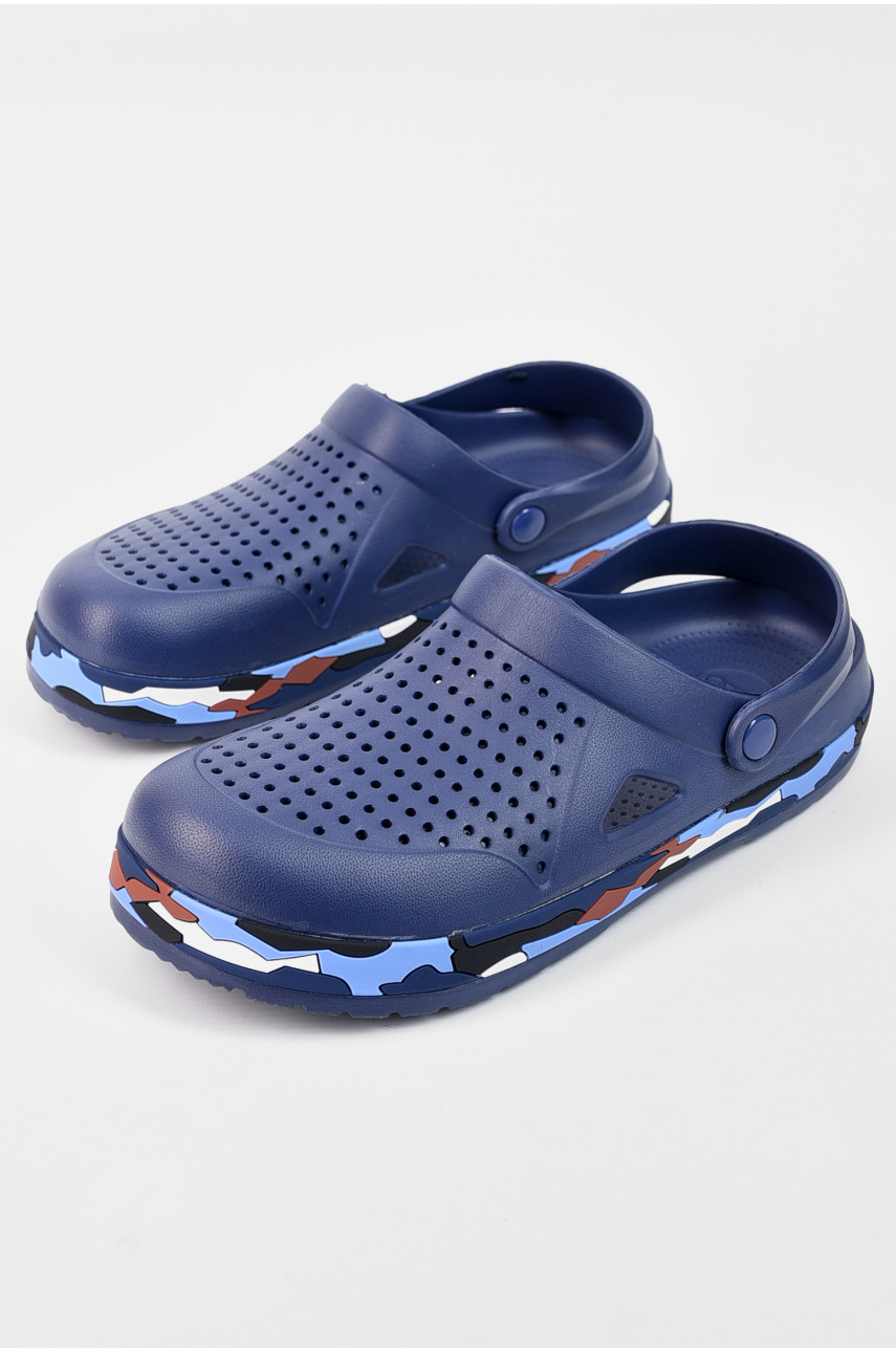 Кроксы мужские темно-синего цвета 521 196199