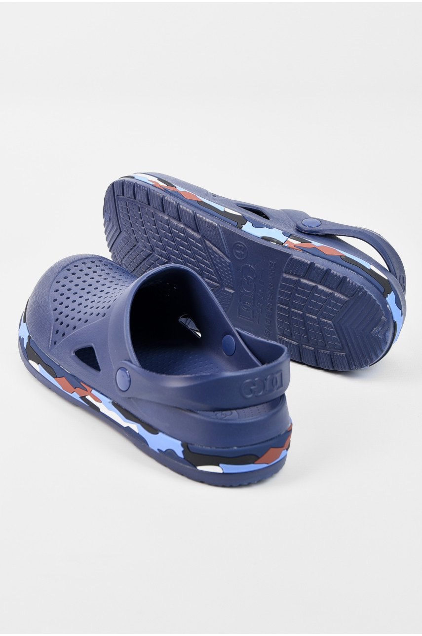 Кроксы мужские темно-синего цвета 521 196199