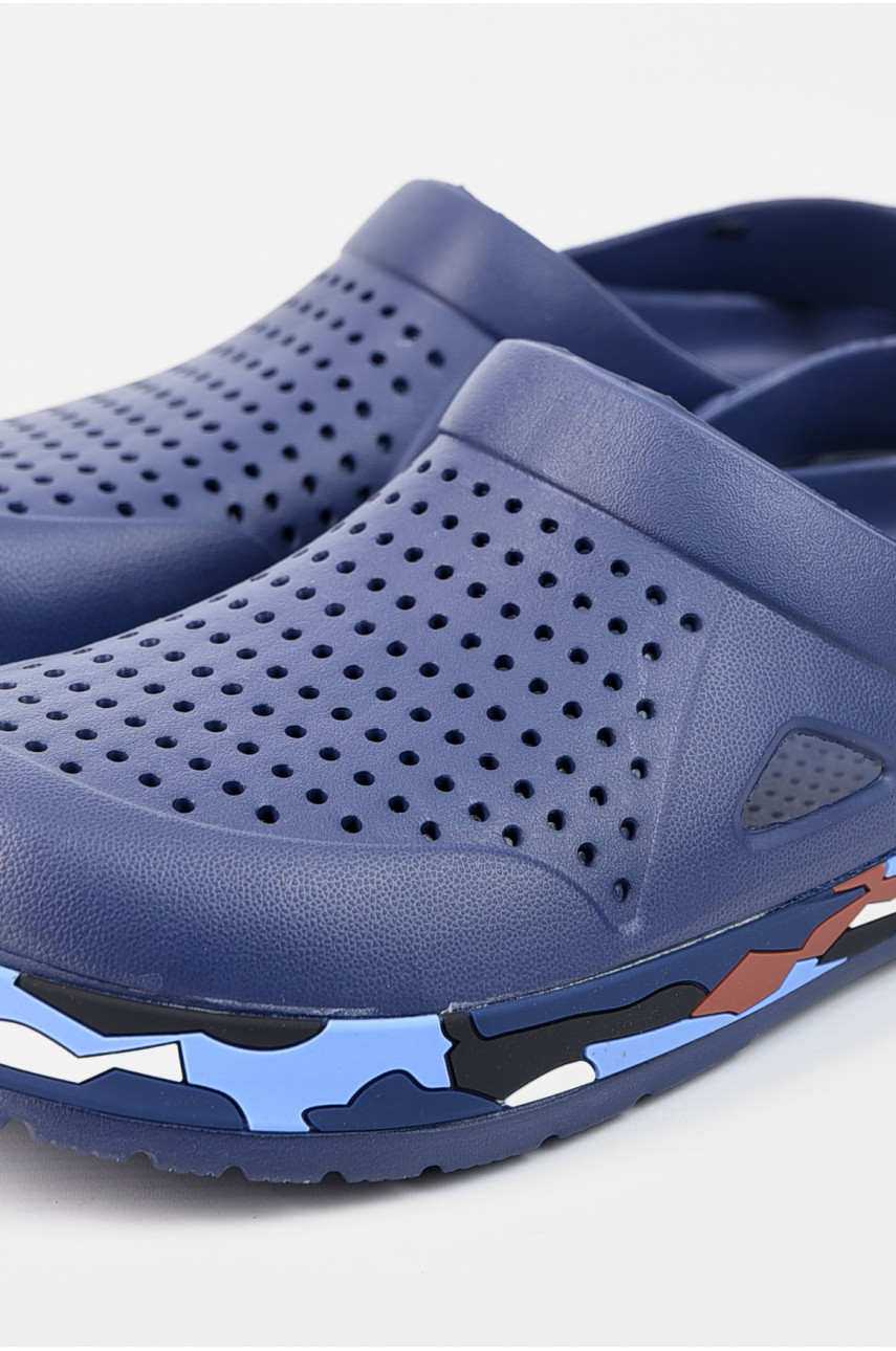 Кроксы мужские темно-синего цвета 521 196199