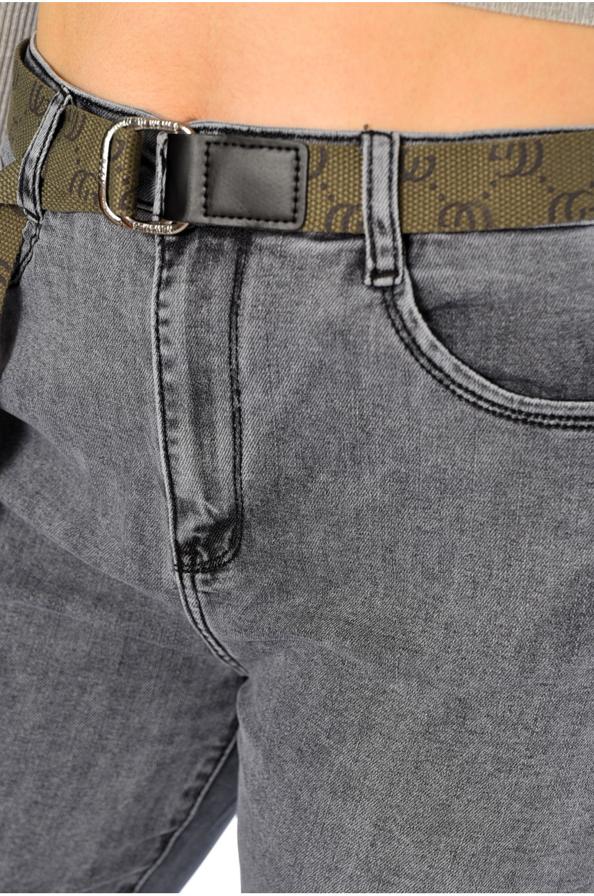 Джинси жіночі прямі сірого кольору 3086 196206 Джинси жіночі прямі сірого кольору 3086 196206