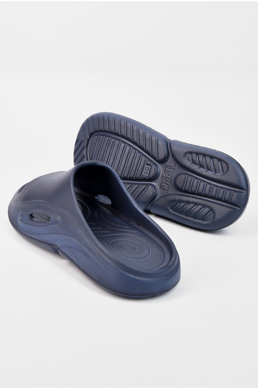 Шльопанці піна чоловічі темно-синього кольору 196224 Шльопанці піна чоловічі темно-синього кольору 196224