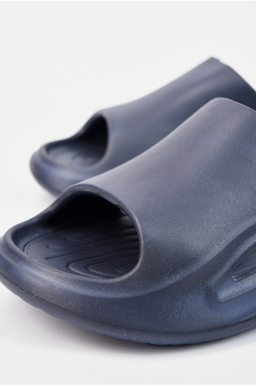Шльопанці піна чоловічі темно-синього кольору 196224 Шльопанці піна чоловічі темно-синього кольору 196224