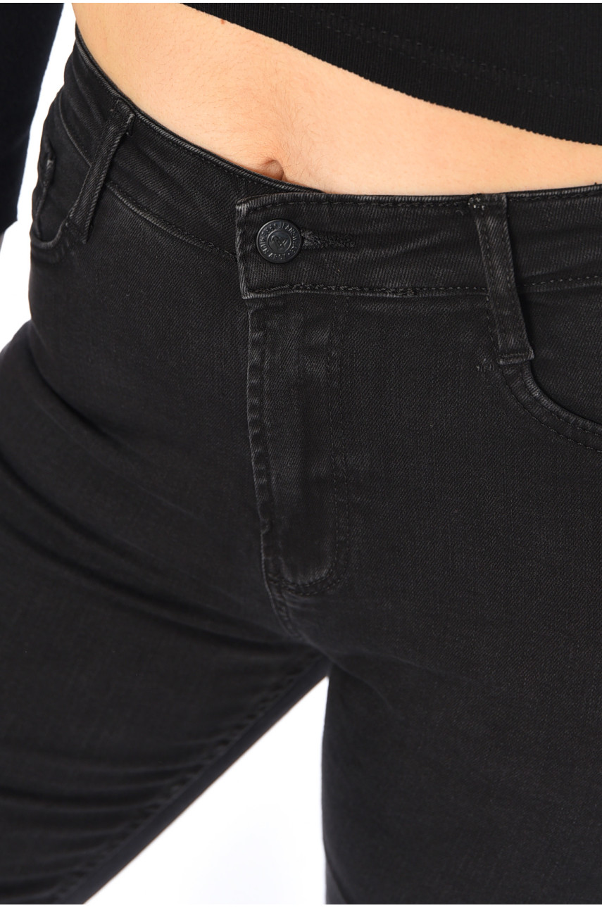 Джинси жіночі скінні чорного кольору 3312-02 196247 Джинси жіночі скінні чорного кольору 3312-02 196247