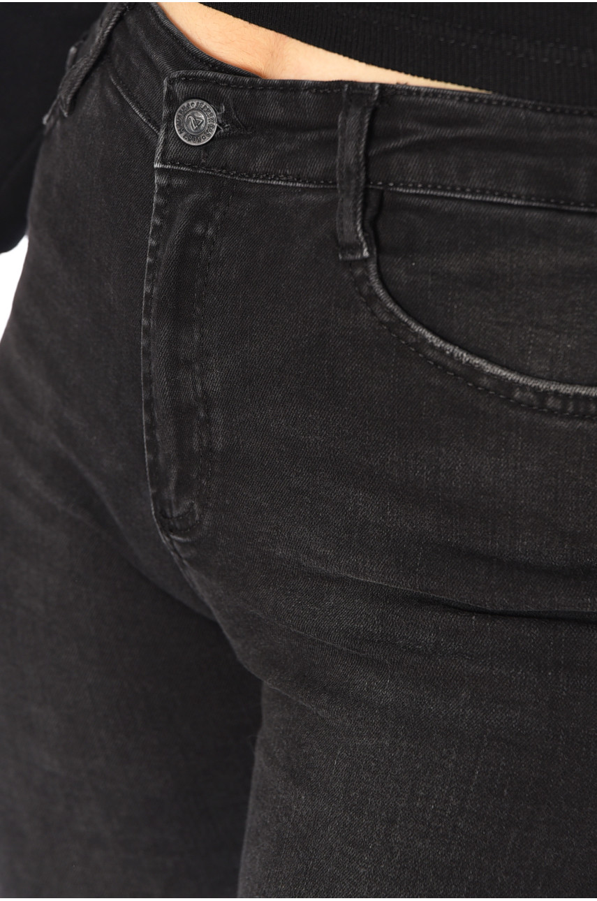 Джинси жіночі скінні чорного кольору 3312-22 196248