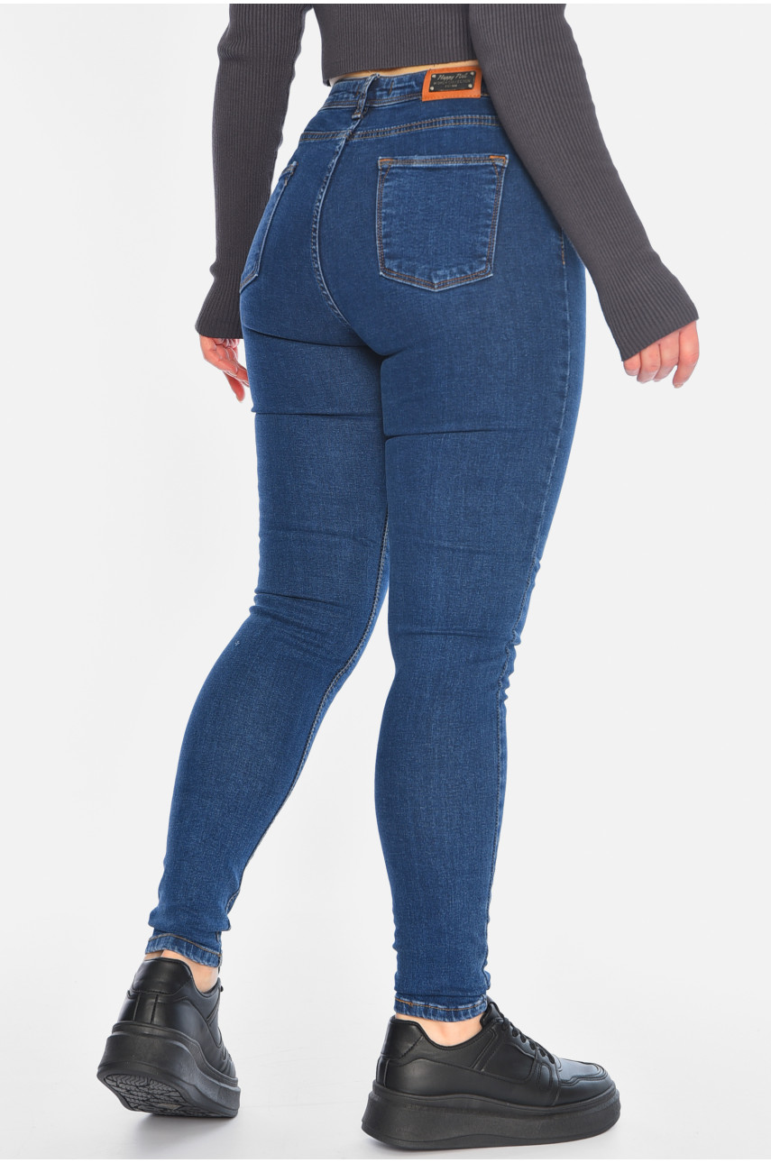 Джинси жіночі скінні темно-синього кольору 1459 196250 Джинси жіночі скінні темно-синього кольору 1459 196250