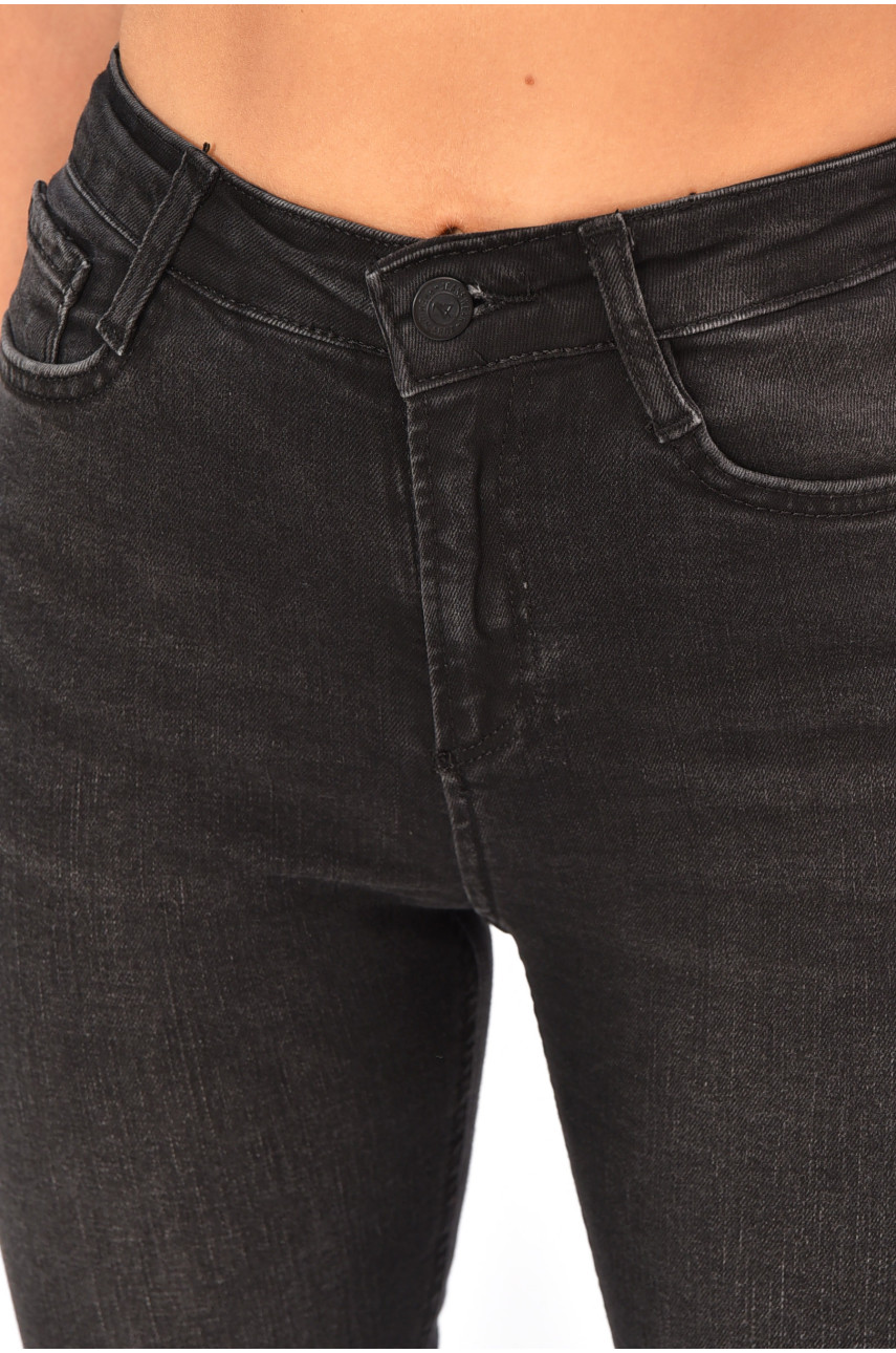 Джинси жіночі скінні сірого кольору 4245 196252