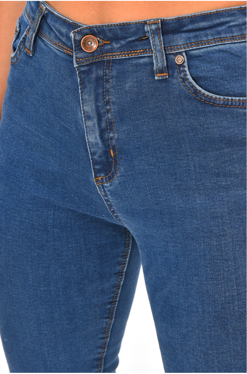 Джинси жіночі скінні синього кольору 4252 196268 Джинси жіночі скінні синього кольору 4252 196268