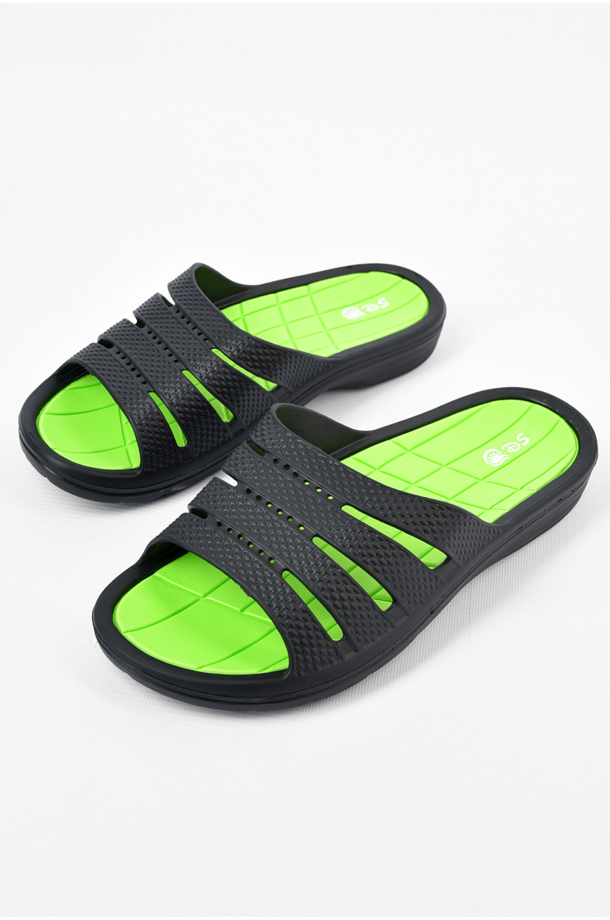 Шльопанці піна чоловічі чорного кольору П-25 196288