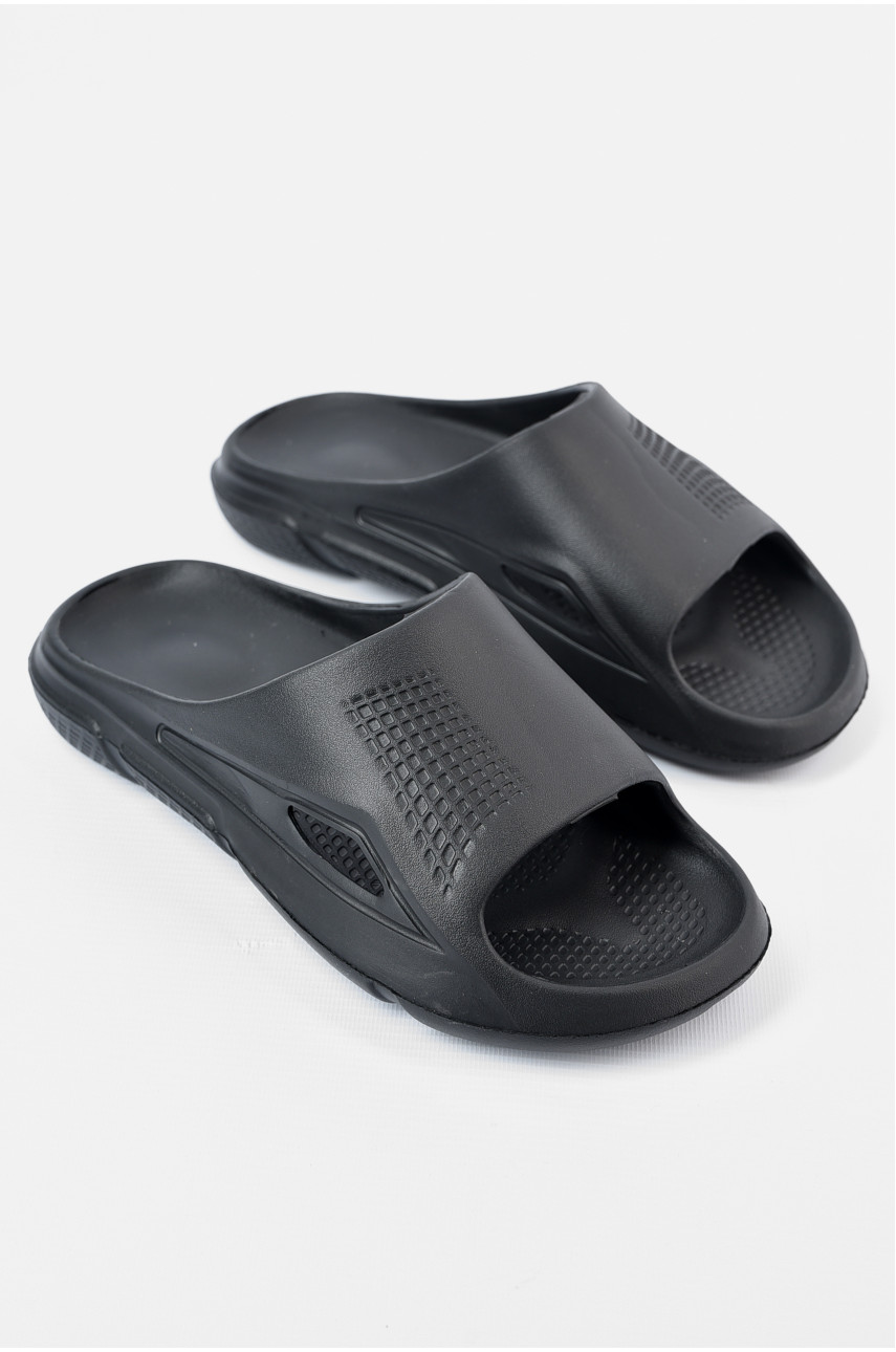 Шлепанцы пена мужские черного цвета П-43 196290 Шлепанцы пена мужские черного цвета П-43 196290