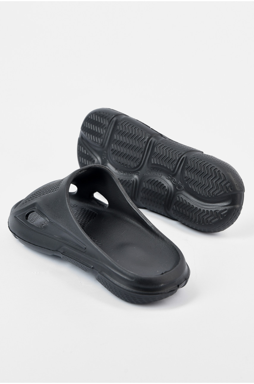 Шлепанцы пена мужские черного цвета П-43 196290 Шлепанцы пена мужские черного цвета П-43 196290