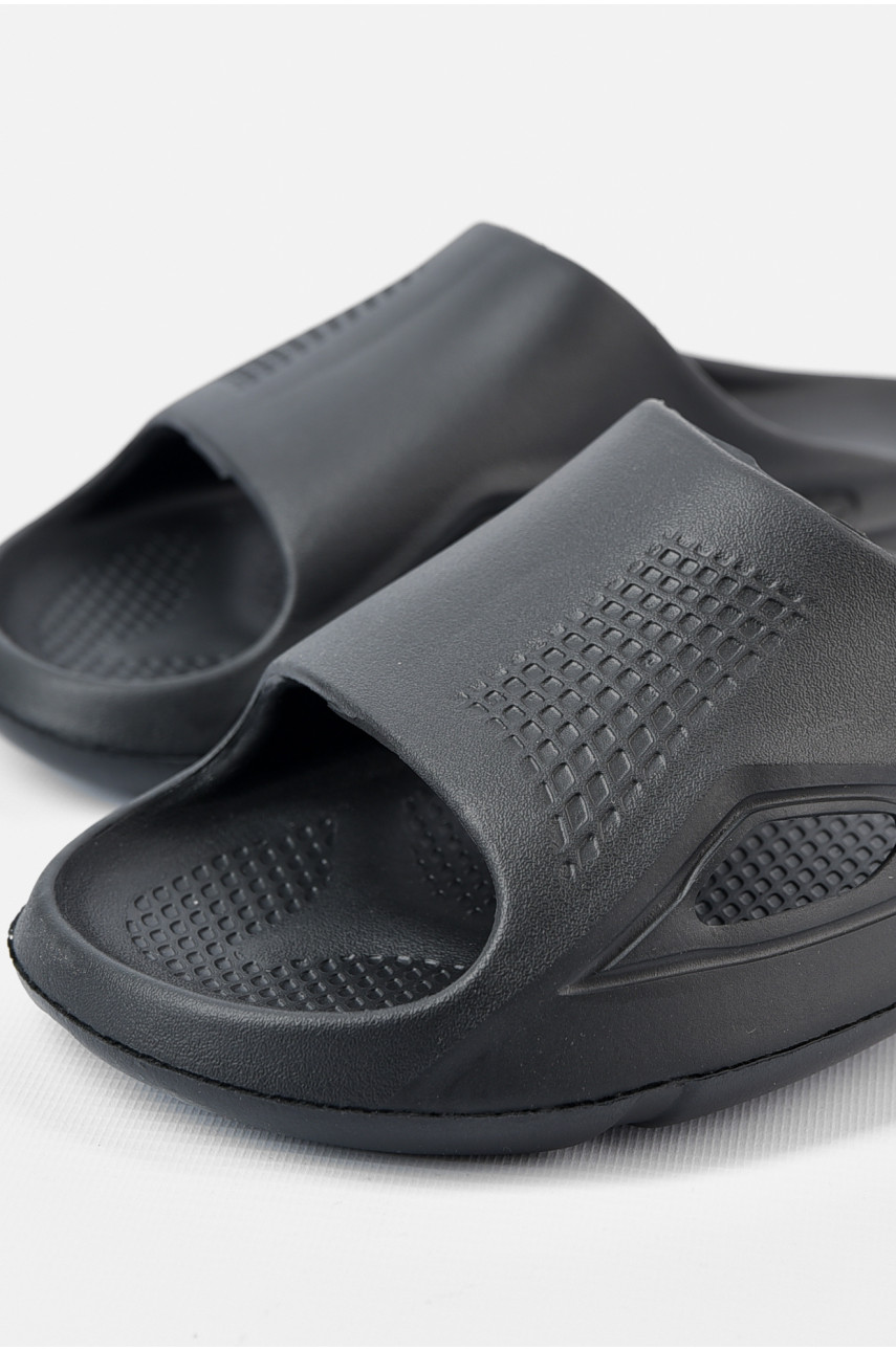 Шлепанцы пена мужские черного цвета П-43 196290 Шлепанцы пена мужские черного цвета П-43 196290