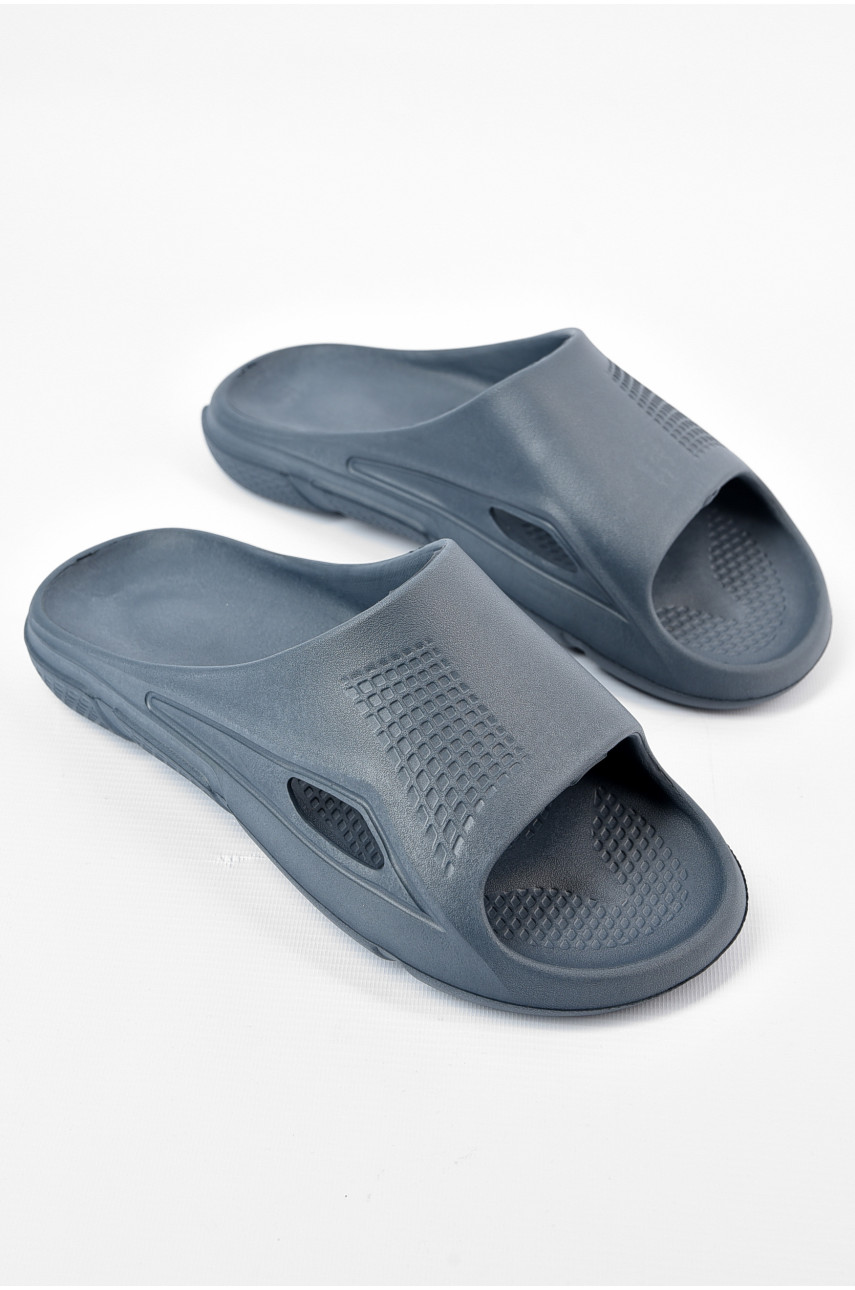 Шлепанцы пена мужские графитового цвета П-43 196291