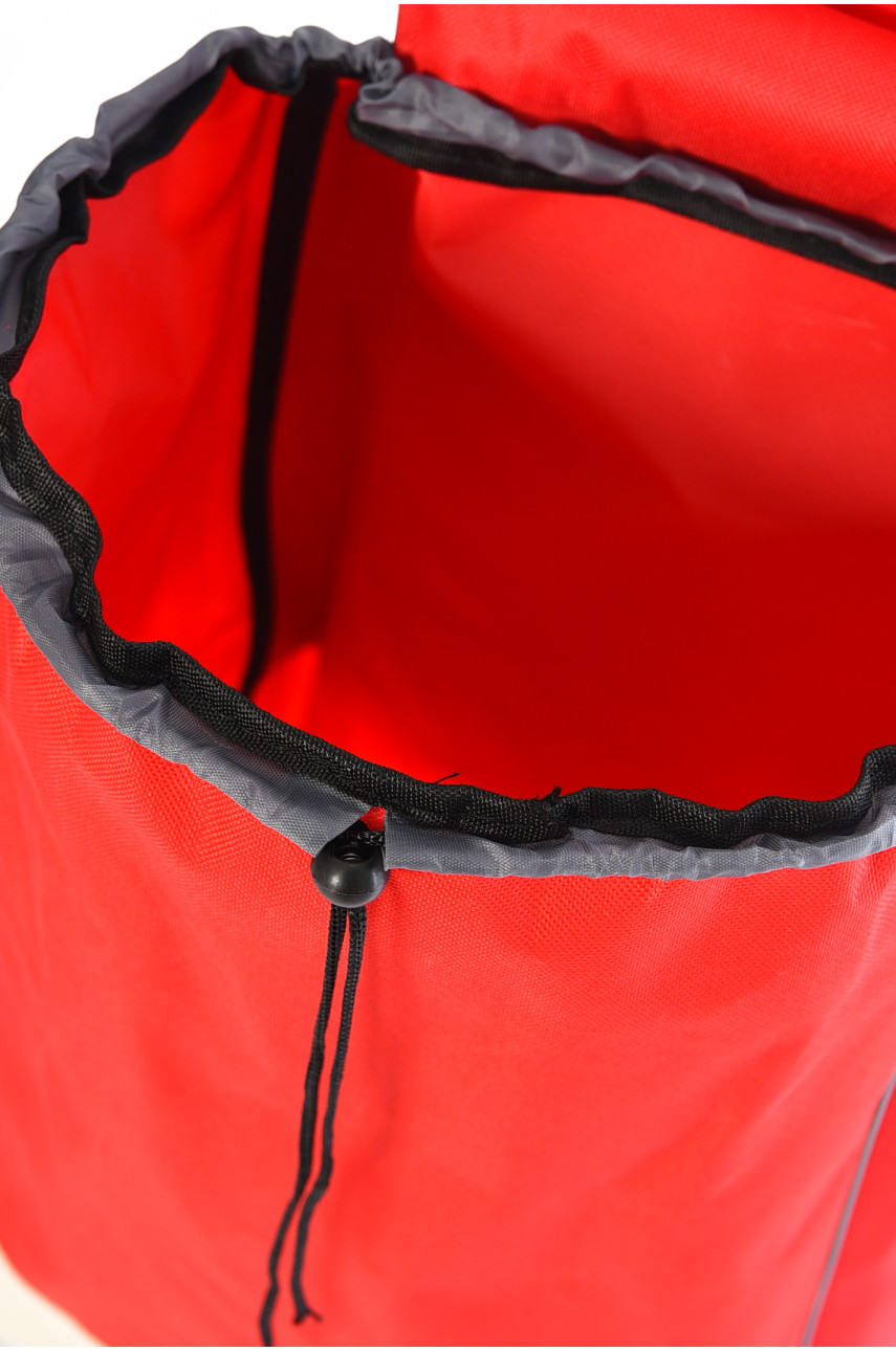 Сумка кравчучка на колесах червоного кольору 196312