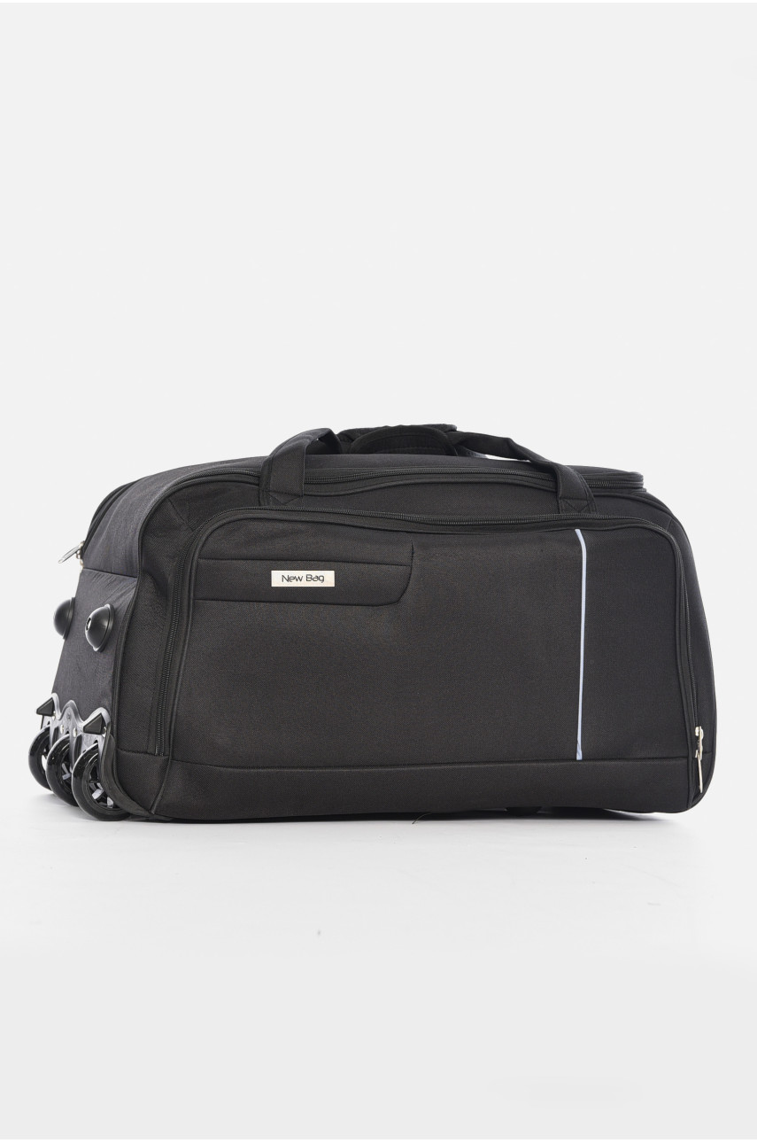 Валіза дорожня на 3 колесах чорного кольору 80л 196315 Валіза дорожня на 3 колесах чорного кольору 80л 196315