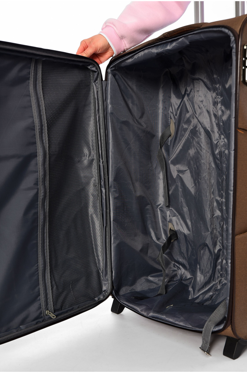 Валіза дорожня коричневого кольору 96л 196316 Валіза дорожня коричневого кольору 96л 196316