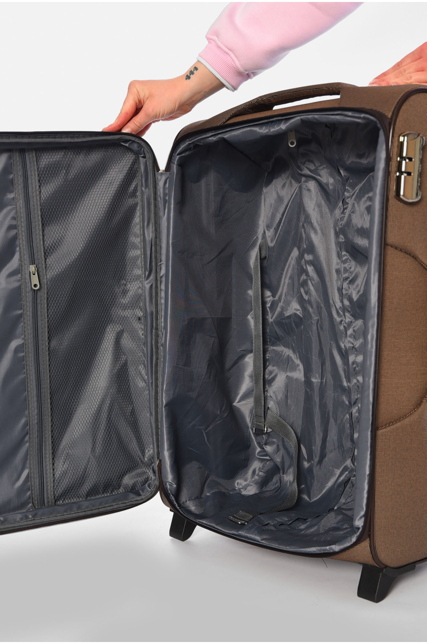Валіза дорожня коричневого кольору 69л 196317 Валіза дорожня коричневого кольору 69л 196317
