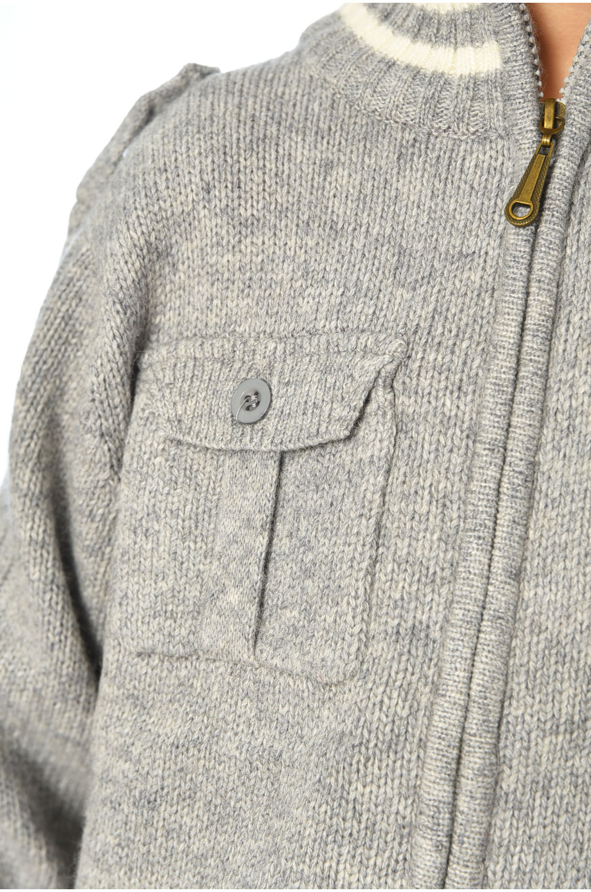 Кофта дитяча для хлопчика сірого кольору 2107 196339