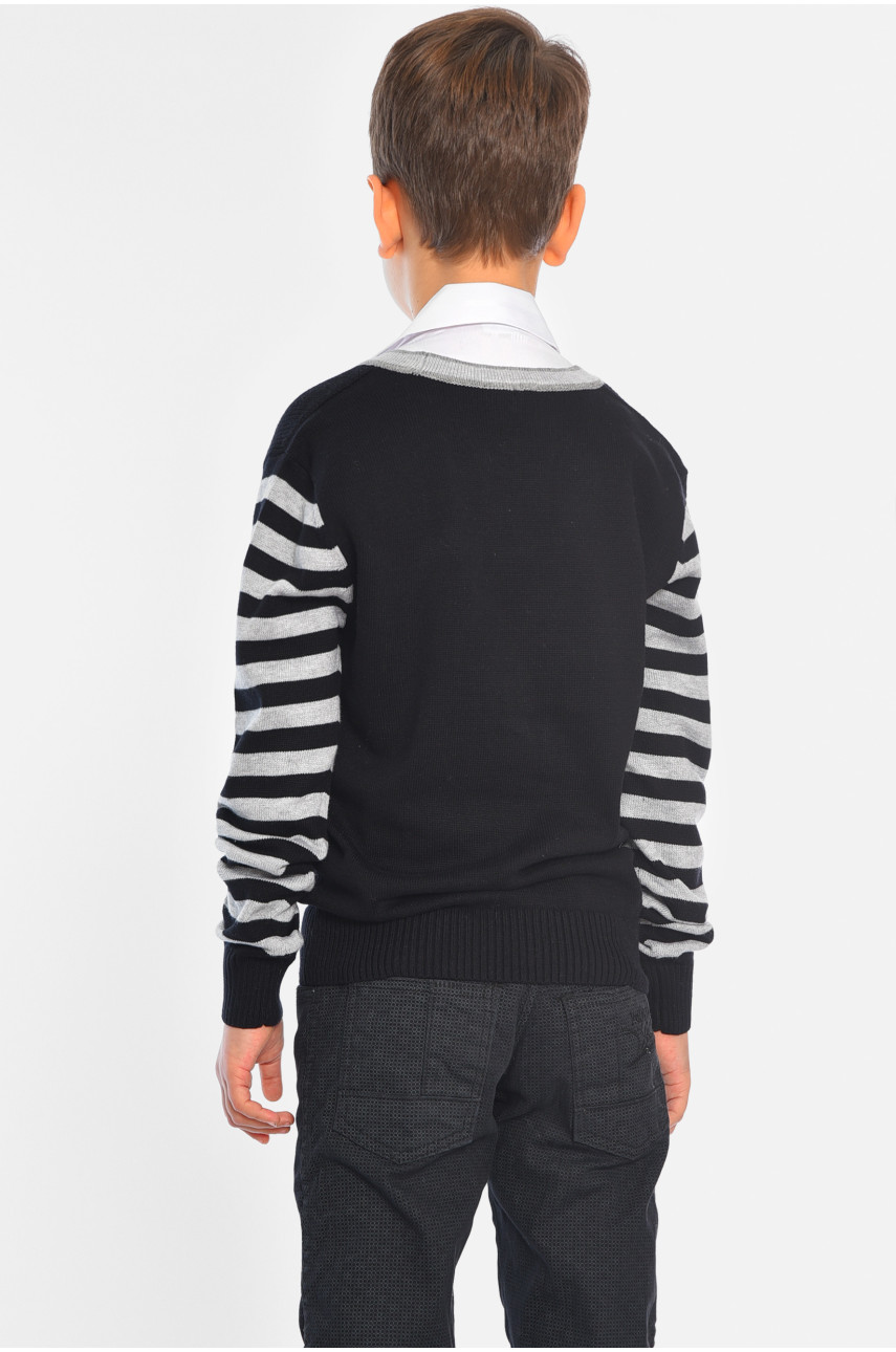 Кофта дитяча для хлопчика чорного кольору 50968-14 196340