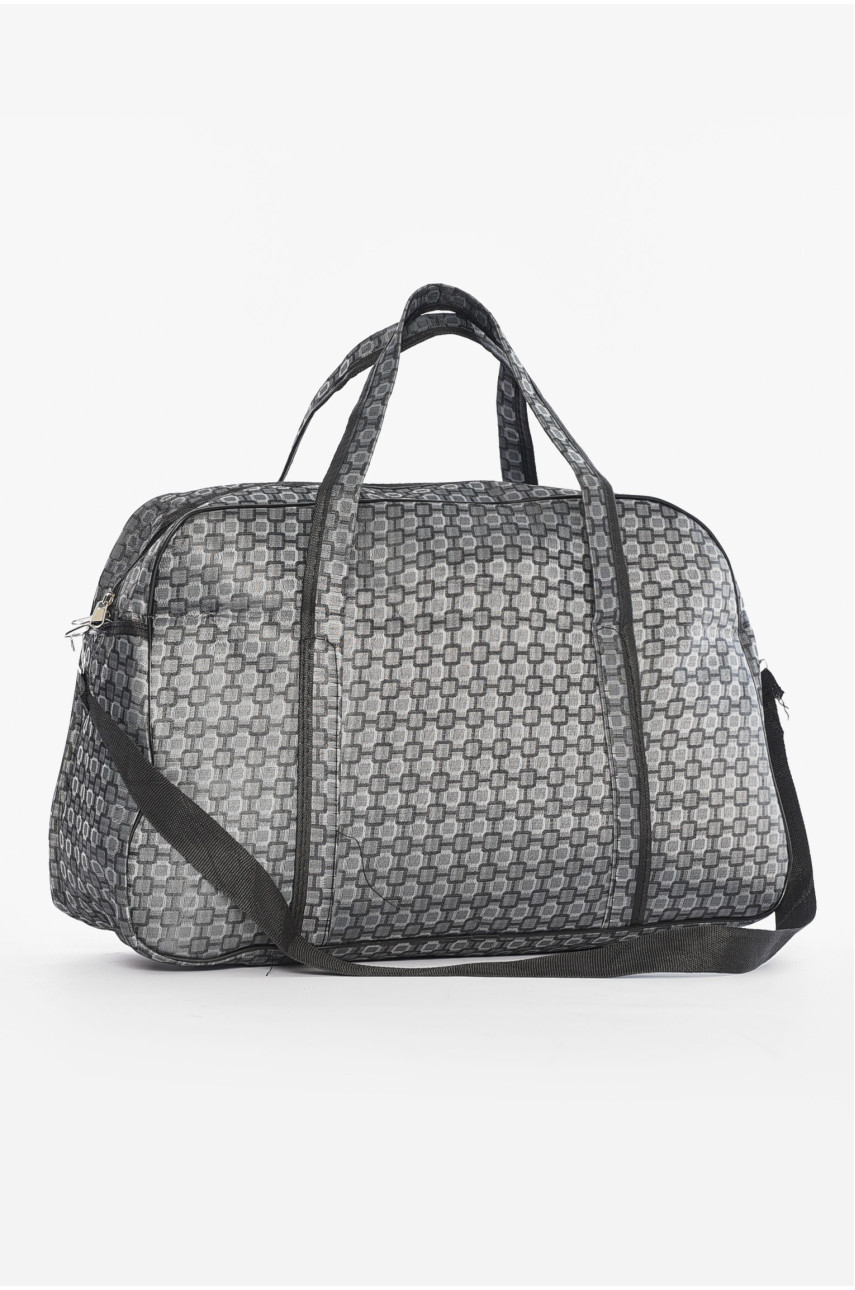 Сумка дорожная унисекс серого цвета 196348