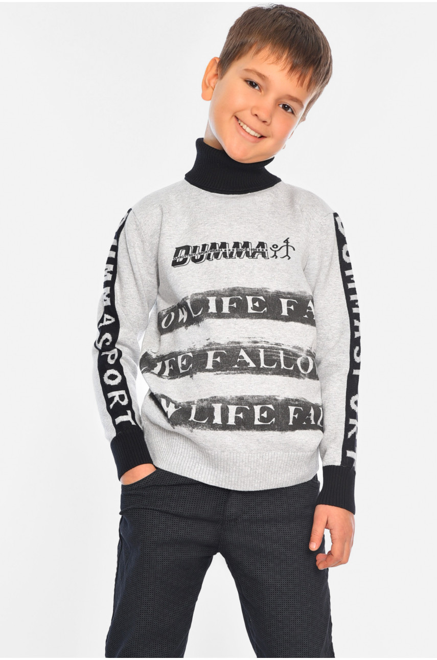 Гольф дитячий для хлопчика сірого кольору 1330 196351