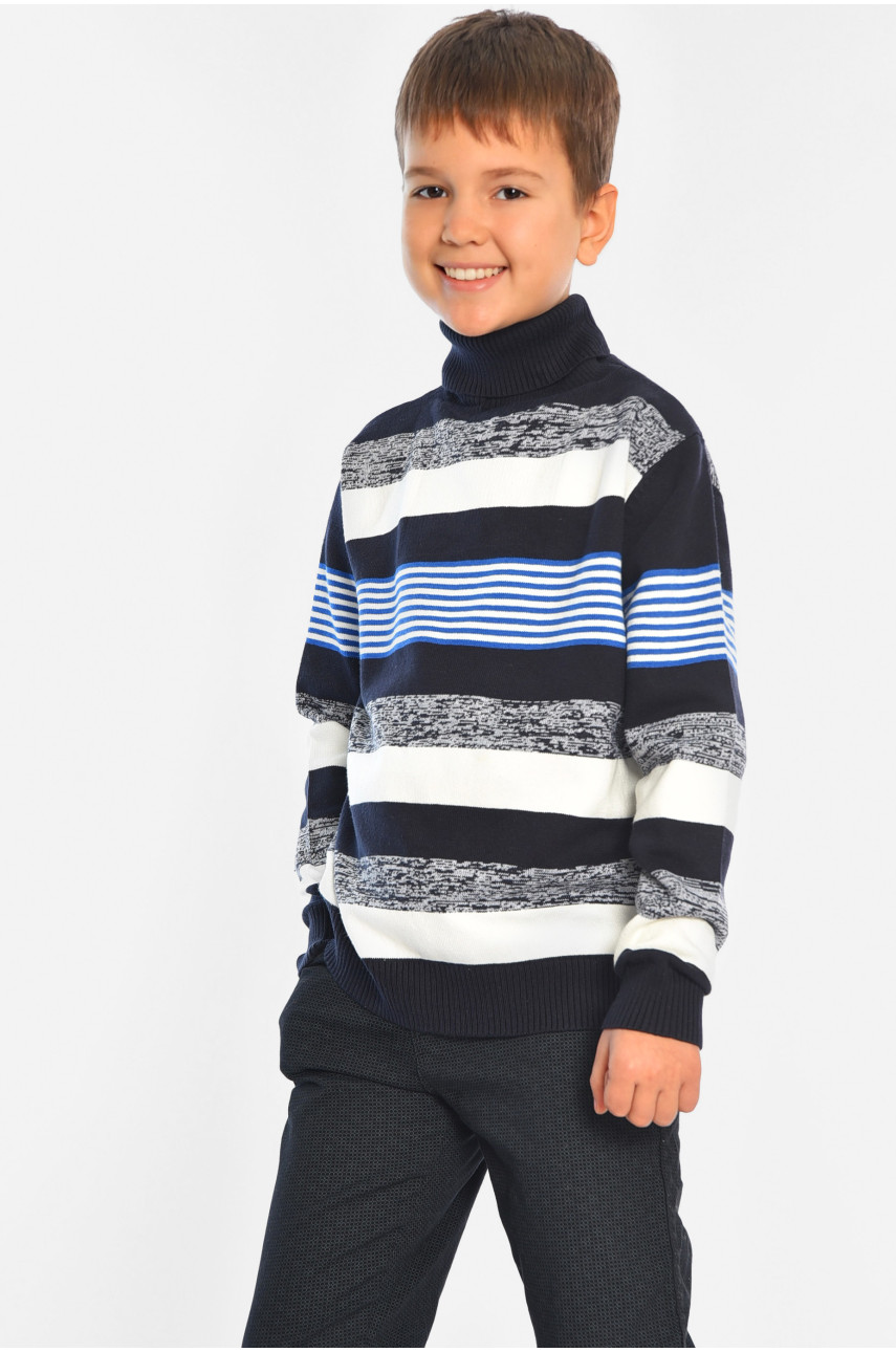 Гольф дитячий для хлопчика чорно-білого кольору 31483а 196352