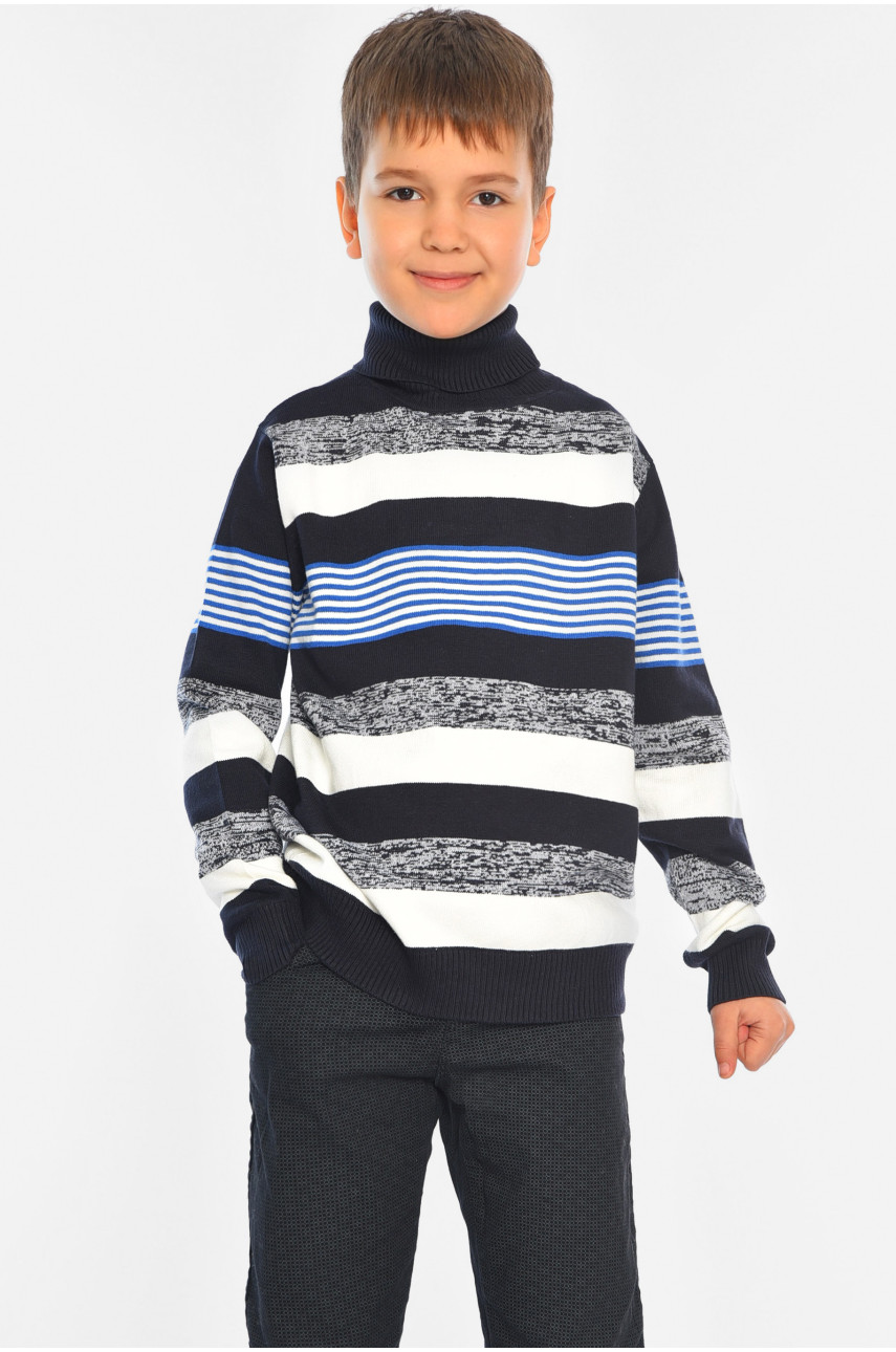 Гольф дитячий для хлопчика чорно-білого кольору 31483а 196352