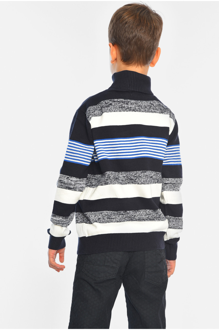 Гольф дитячий для хлопчика чорно-білого кольору 31483а 196352